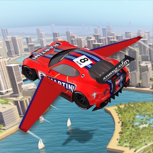 Flying Stunt Car Simulator: Futuristic Vehicle Icon
