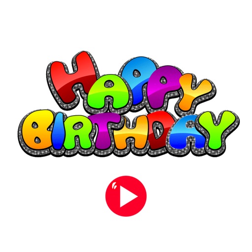 Happy Birthday Stickers Animated! icon