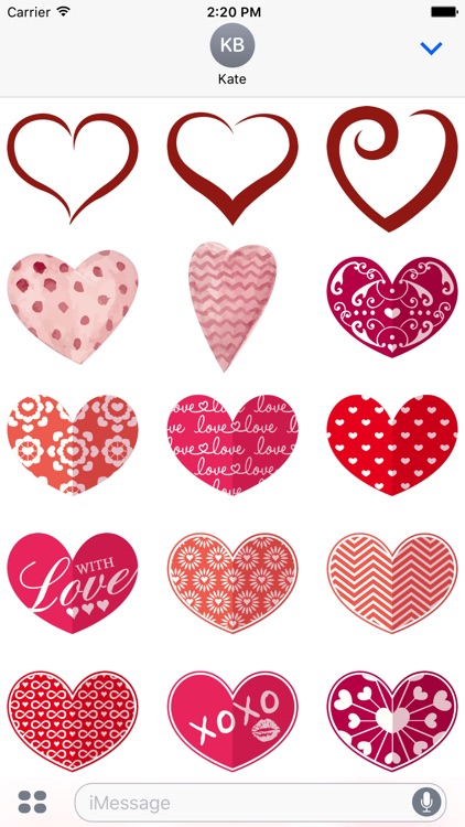 Love Stickers #2 for iMessage