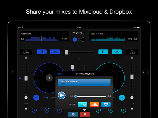 deej - DJ turntable. Mix, record & share your music screenshot