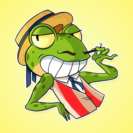 Frog in the Hat Stickers icon