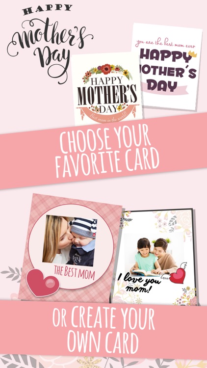 Mother’s day greeting cards & stickers