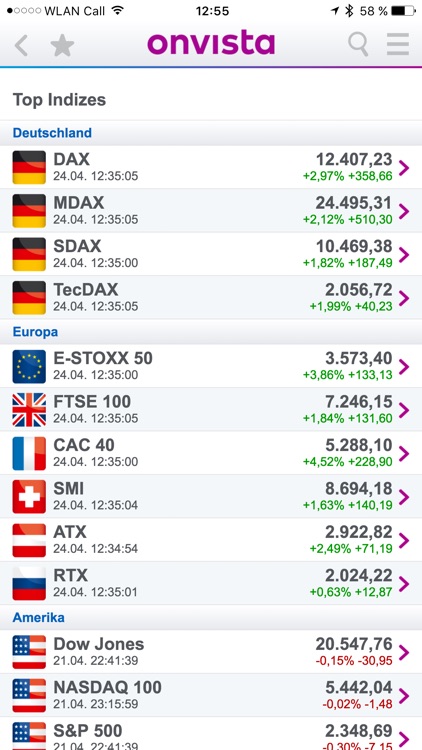 Börse - Aktien - Realtimekurse screenshot-3