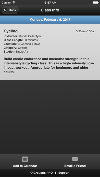 YMCA of Silicon Valley Group Exercise Schedule screenshot 2