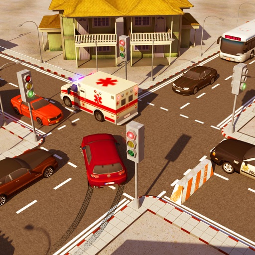 City Traffic Control Rush Hour Driving Simulator Icon