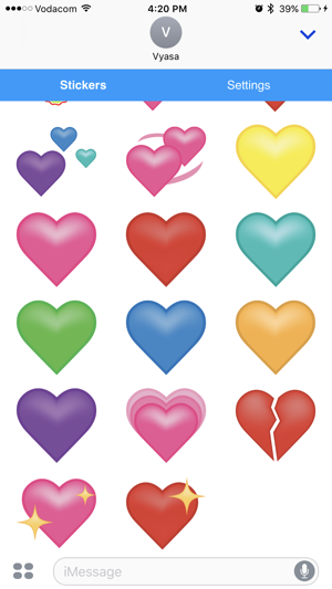 Heart Emoji - Love Emoticon Stickers for Texting(圖4)-速報App