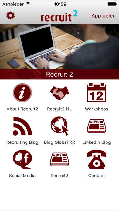How to cancel & delete Recruit2 - Recruitment Consultancy and Services from iphone & ipad 1