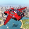Flying Stunt Car Simulator: Futuristic Vehicle