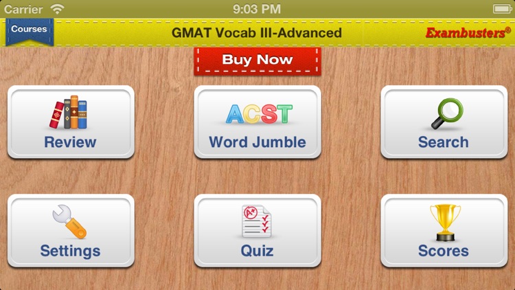 GMAT Prep Verbal Vocabulary Flashcards Exambusters screenshot-4