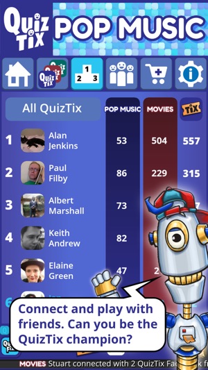 QuizTix: Pop Music Quiz(圖5)-速報App