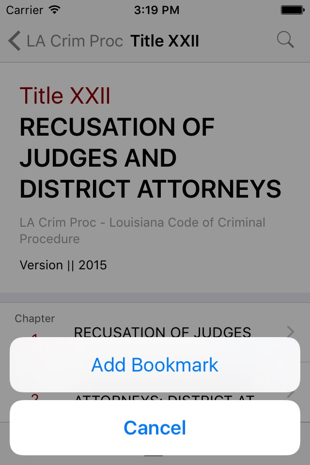 Louisiana Code of Criminal Procedure (LawStack) screenshot 3