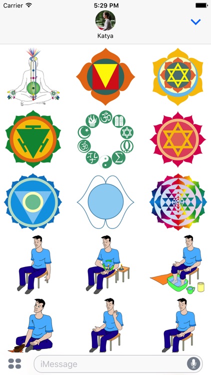 Sahaja Yoga Stickers