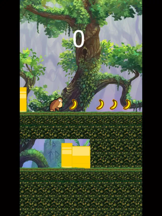Captura de Pantalla 1 estupendo mono en el bosque salvaje animal juego iphone