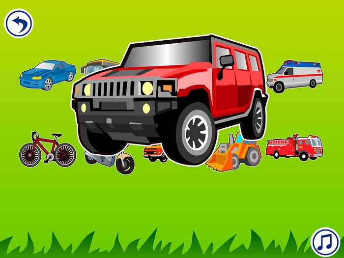 雪宝宝认交通工具-1-2岁宝宝游戏大全