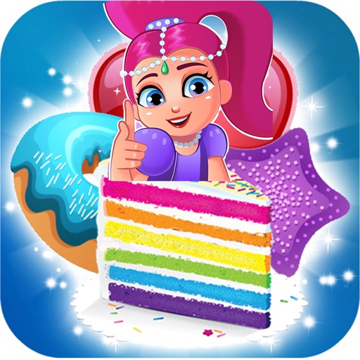 shimmer cookie jam - candy cake