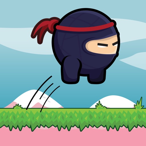 Ninja Leap: Jump up Carefully Icon