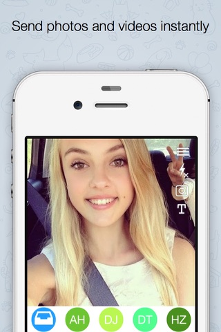 Quikchat Photo & Video camera Messenger screenshot 4