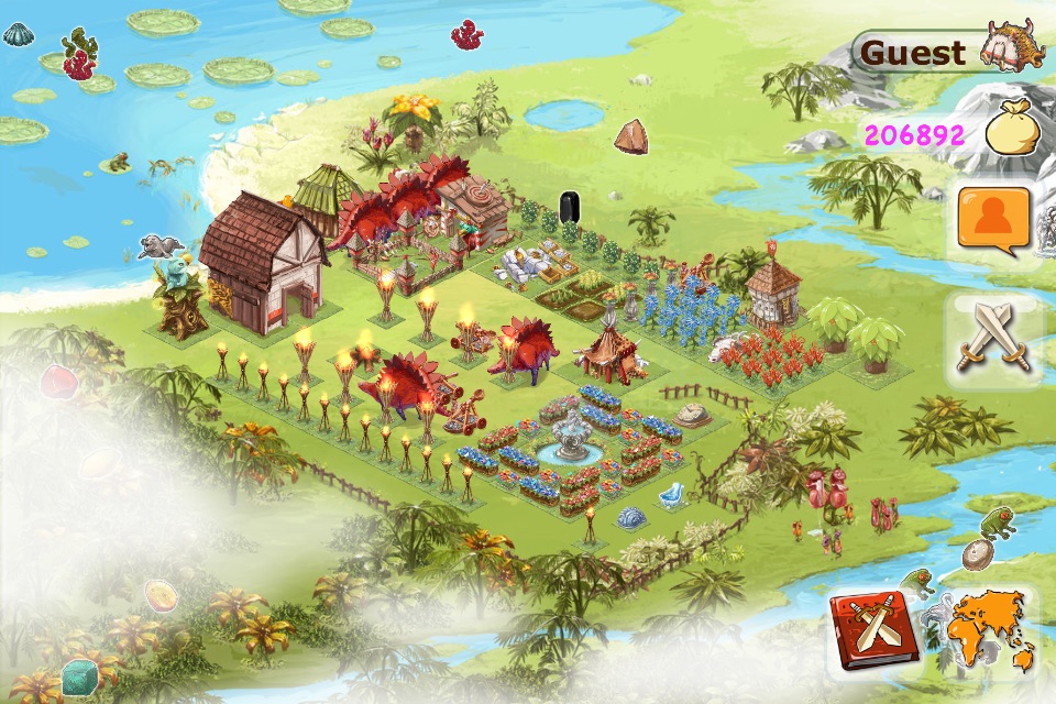 Conquer Earth : Location Based Stone Age War screenshot 2