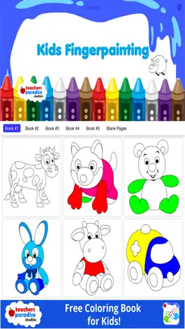 Game screenshot Kids Finger Painting Art Game: Coloring for Kids mod apk