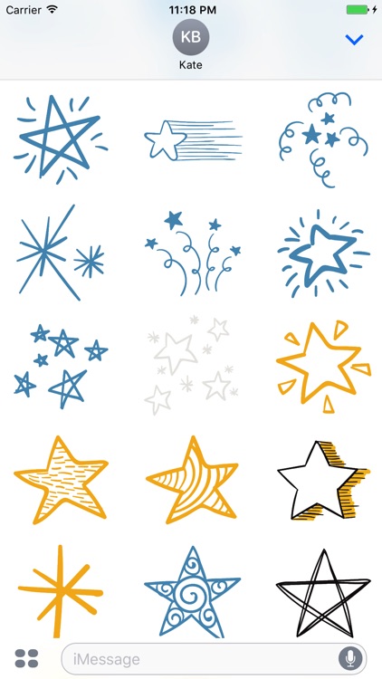 Animated Cute Star Stickers screenshot-3