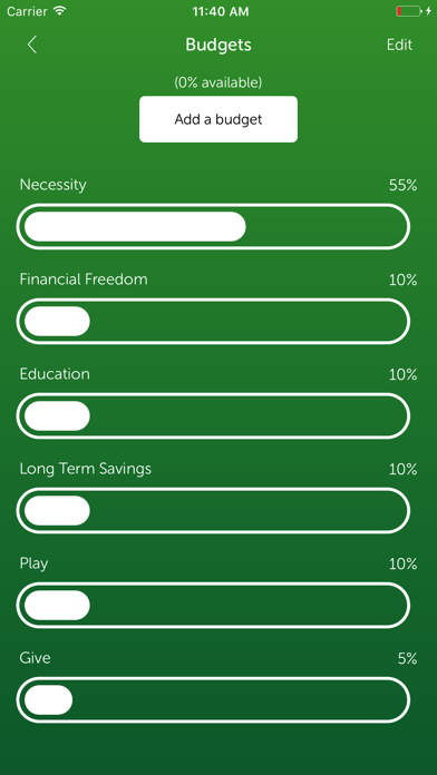 How to cancel & delete Pb: percentage budgeting from iphone & ipad 4