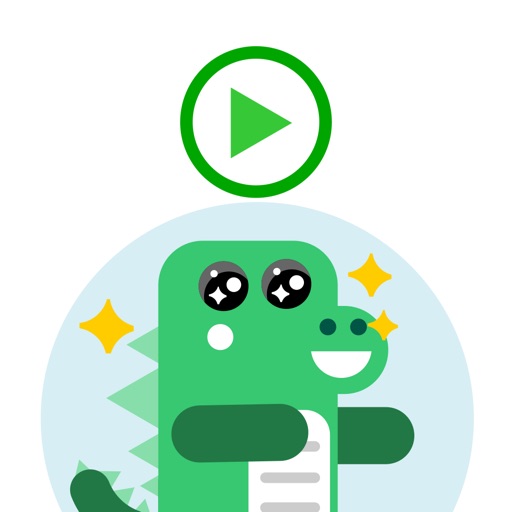 Animated Cute Baby Dinosaur icon