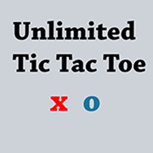 Unlimited Tic Tac Toe - X O iOS App