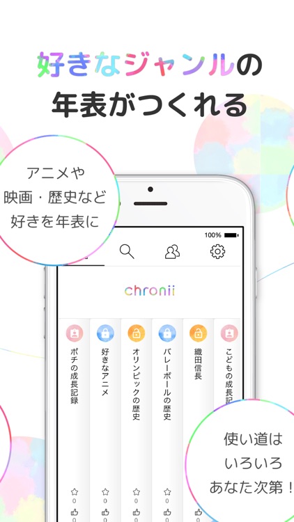 つながる年表作成アプリchronii（クロニー） screenshot-3