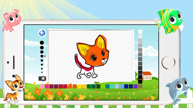 SD Animal Coloring Game screenshot-3
