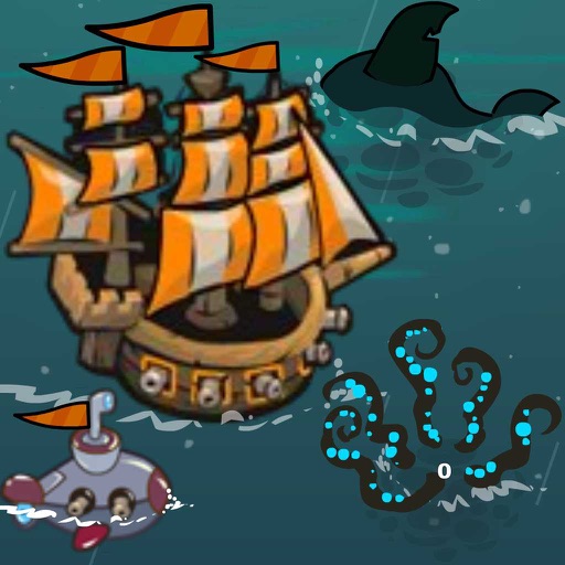 Ships vs Sea Monsters — Defense and Attack Game icon