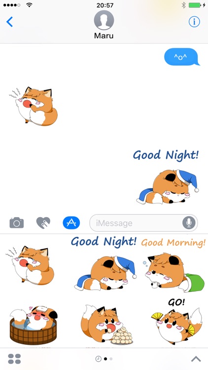 kawaii日本語 - Fox Stickers