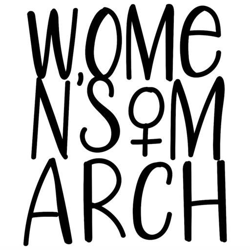 Womens March Slogans Stickers Icon