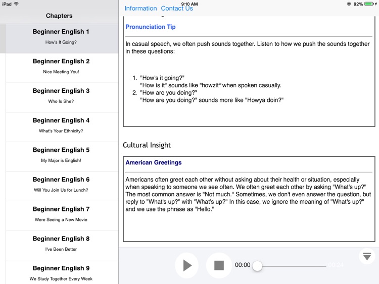 Learn English with Video for iPad screenshot-4