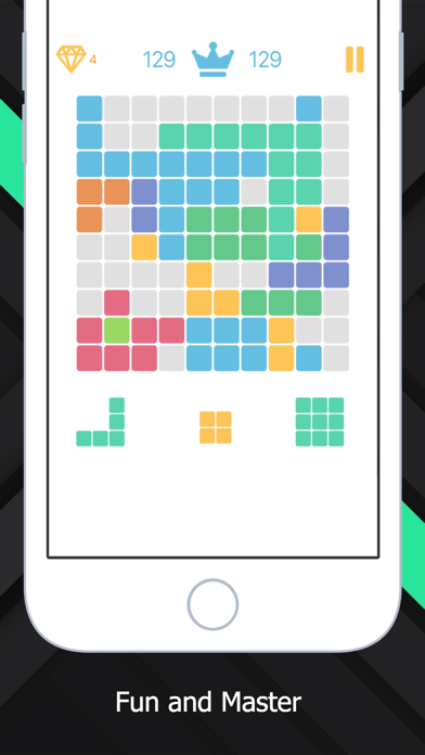 10 Squares - A Merged Color Block and Matrix Theme screenshot 2