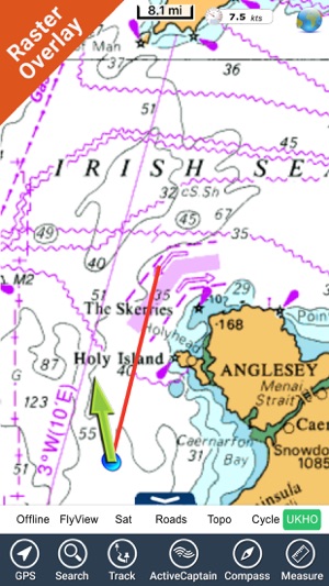 Marine Wales and West England HD GPS Map