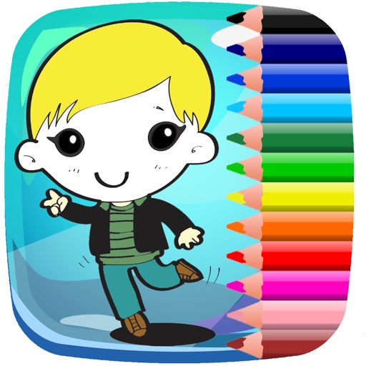 Children Boy Games Coloring Pages Draw Free