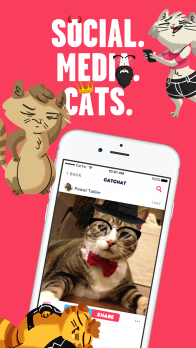 How to cancel & delete CatChat - cat photos and memes from iphone & ipad 1