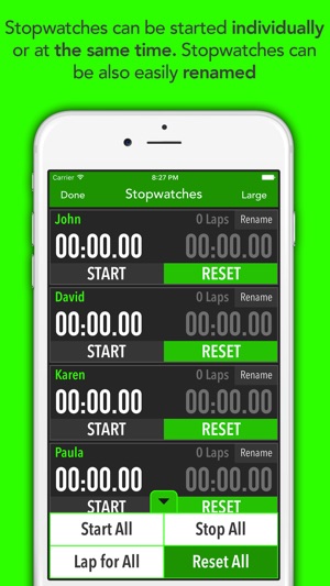 Best Multi Stopwatch Pro(圖2)-速報App