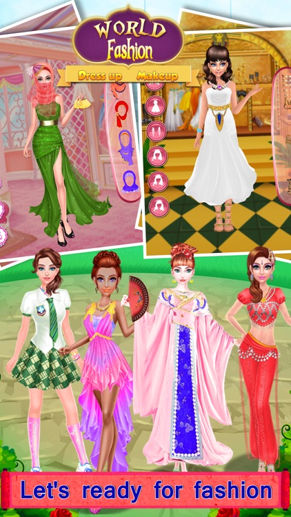 World Fashion Dressup & Makeup