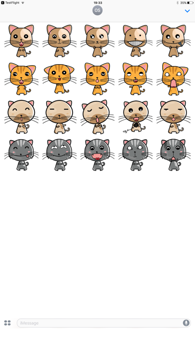 kitty Cat Stickers Screenshot 1