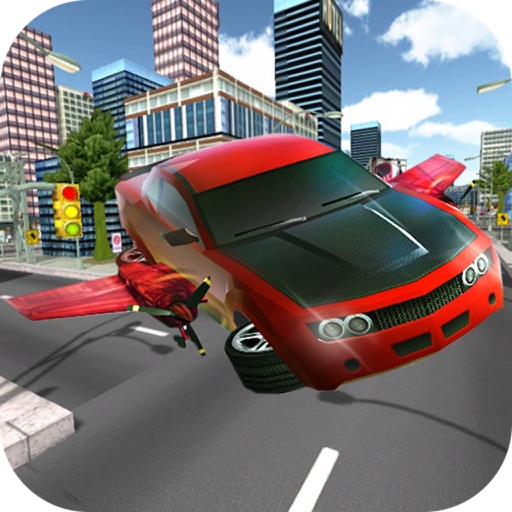Flying Car Racing Adventure : Best Flying Car Sim iOS App