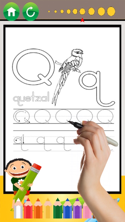 ABC Easy Coloring Book Pages For Kids & Adults