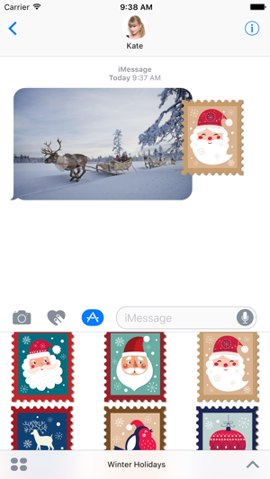 Winter Holidays Stickers(圖2)-速報App