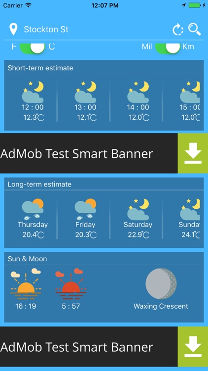 Altimeter & Weather forecast !