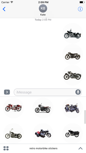 Retro Motorbike Stickers(圖1)-速報App