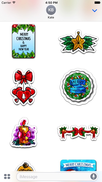 Watercolor Christmas Stickers Vol. 2