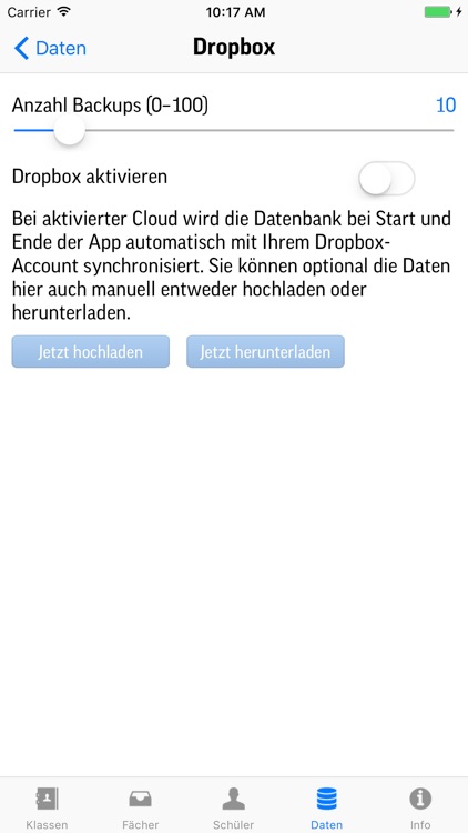 Notenbuch für Lehrkräfte