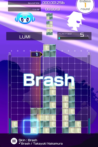 LUMINES PUZZLE AND MUSIC screenshot 2