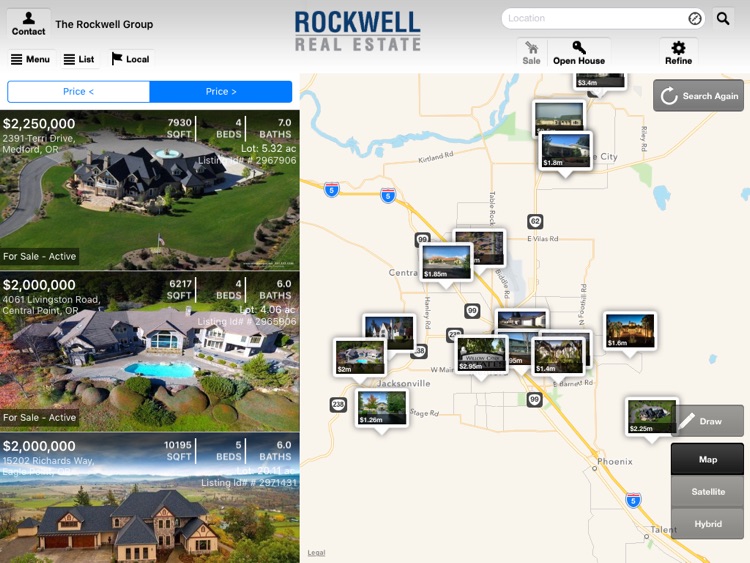 Rockwell Real Estate App for iPad