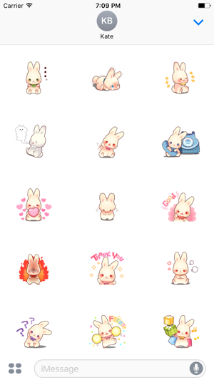 Sweet Rabbit Sticker(圖2)-速報App